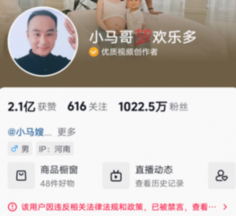 網(wǎng)紅小馬哥夫婦偷稅被罰317萬