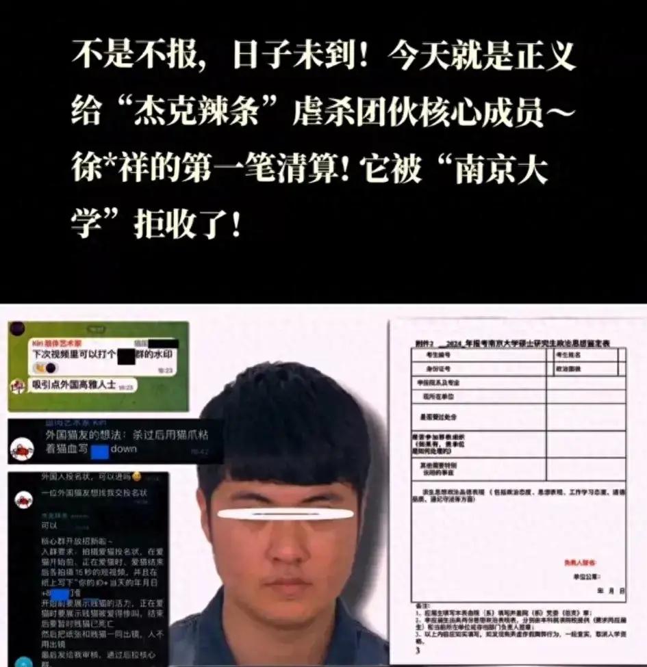 考研生專業總成績第1被刷 疑因虐貓