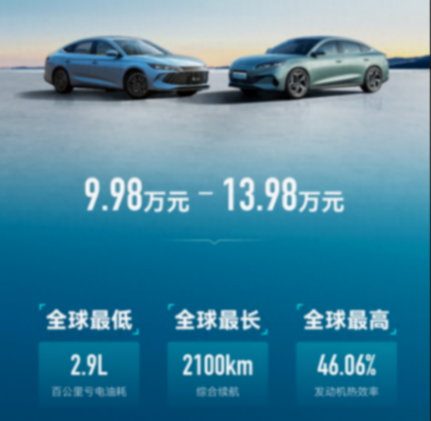 搭載第五代DM技術,9.98萬起的秦L DM-i和海豹06 DM-i 有多卷?