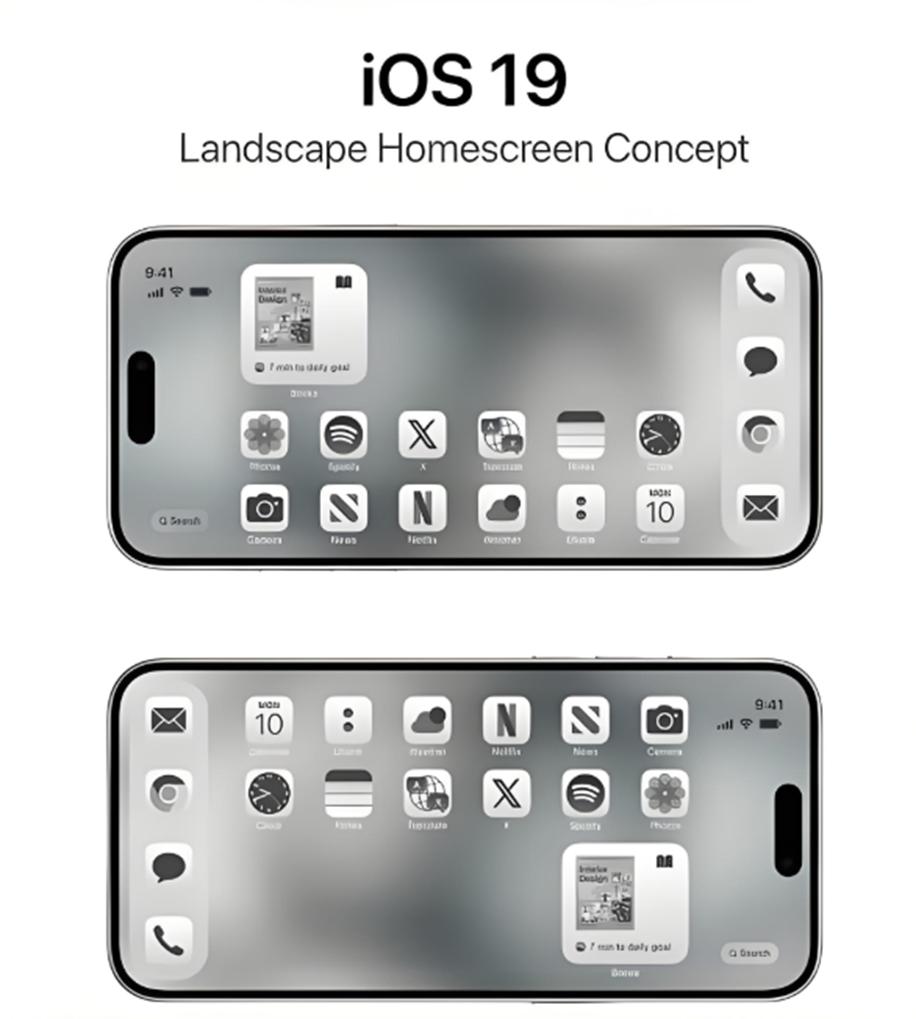 iOS 19 全新界面發布!新增雙桌面切換功能
